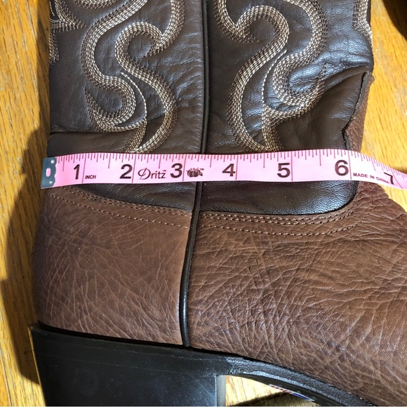 Los Altos Boots Men’s Round Toe Grisly - Brown - Picture 8 of 11